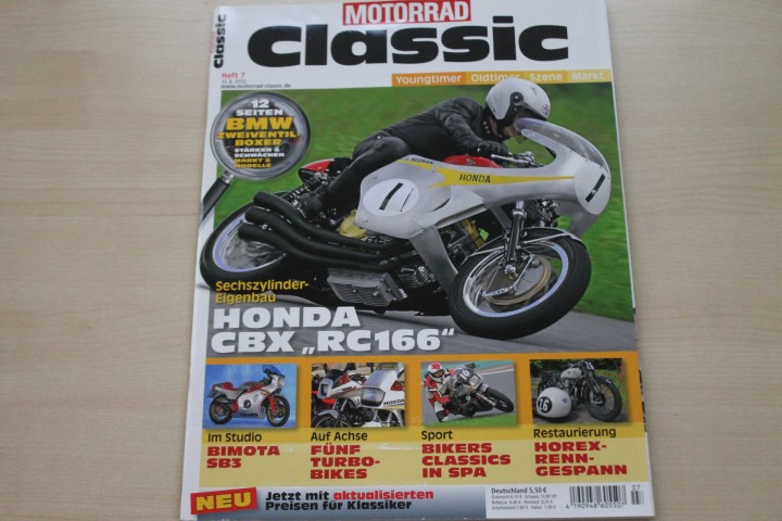 Deckblatt Motorrad Classic (07/2012)
